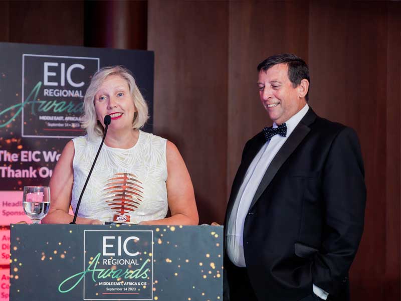 Blaze collects EIC award for service and solutions
